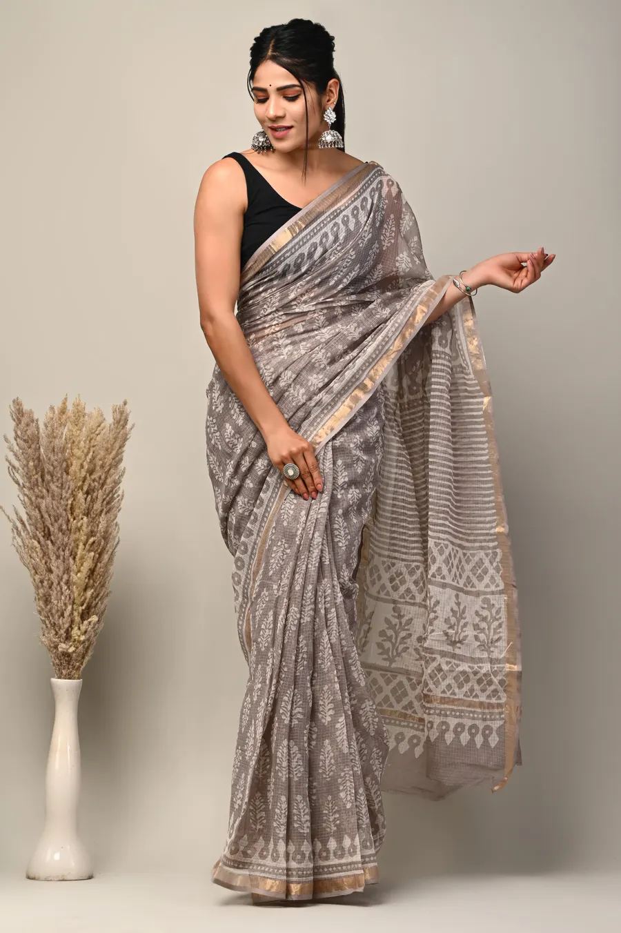 Breathable Kota Cotton Saree